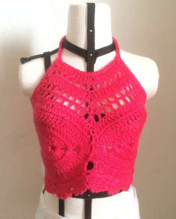 SD13 - Crochet Top Dreamcatcher (Button Back)