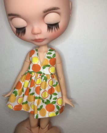 Blythe - Citrus print dress